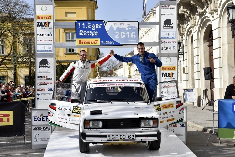 Ezüstérem az Eger Rally-n